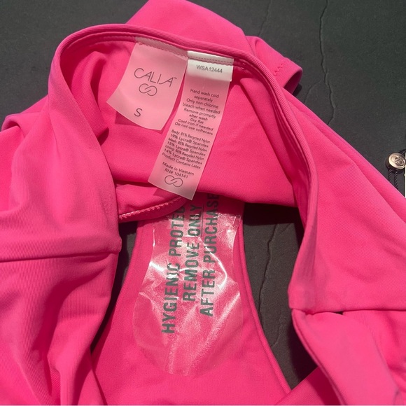 ***NWT***Calia Pink Bikini High wasted Swim Bottom Classic - Picture 5 of 7